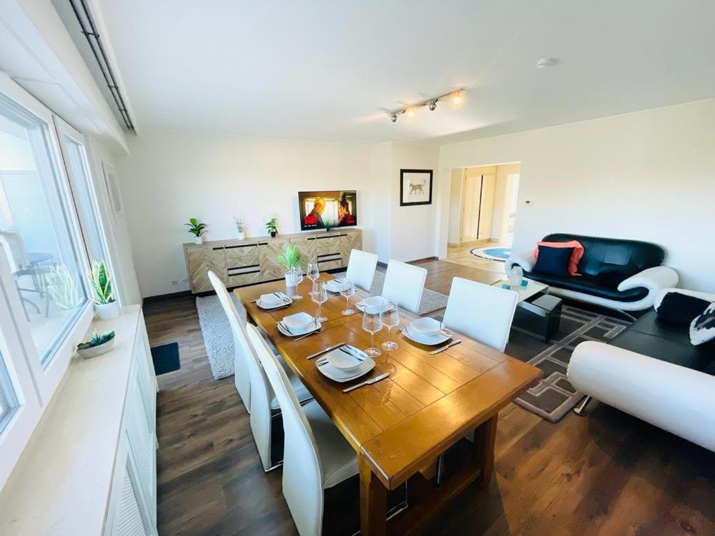 Big Penthouse 2 Bedrooms In Center With Parking And Largeterrace-41 Luxemburg Exterior foto