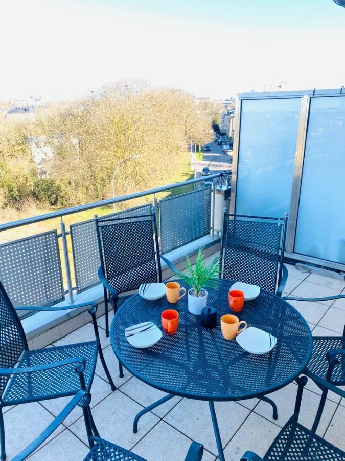 Big Penthouse 2 Bedrooms In Center With Parking And Largeterrace-41 Luxemburg Exterior foto